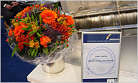 September 2004. Volute Dewatering Press was nominated for the innovation award at Aquatech Amsterdam 2004.