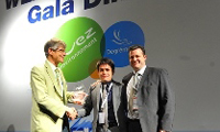 March 2015　Volute Dewatering Press wins Innovation Award at "WEX Global Forum 2015"