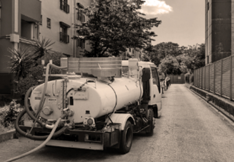 How wastewater was treated in apartment complexes in the 1970s