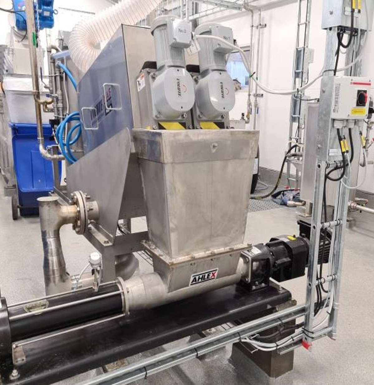 Sludge cake pressure pump BC Series/Example of installation